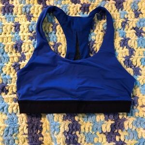 lululemon blue invigorate bra size 4
